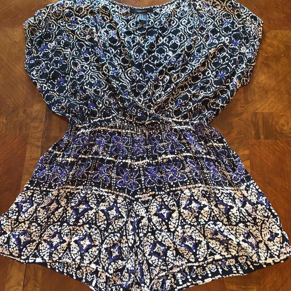 Forever 21 colorful romper